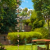 Maxbell Rain Chain for Gutters Sturdy Replacement of Downspout for Garden Yard Villa
