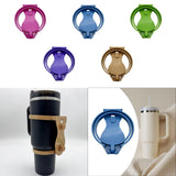 Maxbell Tumbler Cup Holder Insert Drink Attachment for Hole Bag Beach Tote Commuting Pink