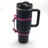 Maxbell Tumbler Cup Holder Insert Drink Attachment for Hole Bag Beach Tote Commuting Pink