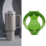 Maxbell Tumbler Cup Holder Insert Drink Attachment for Hole Bag Beach Tote Commuting Green