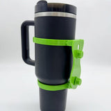 Maxbell Tumbler Cup Holder Insert Drink Attachment for Hole Bag Beach Tote Commuting Green