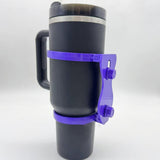 Maxbell Tumbler Cup Holder Insert Drink Attachment for Hole Bag Beach Tote Commuting Purple
