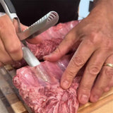 Maxbell BBQ Rib Skinner for Rib Prep Rib Membrane Remover for Kitchen Grill Barbecue