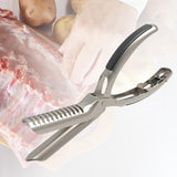 Maxbell BBQ Rib Skinner for Rib Prep Rib Membrane Remover for Kitchen Grill Barbecue