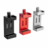 Maxbell Phone Stand for Tripod Hot Shoe Light Mount Clip for Office Living Room Home Black