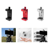 Maxbell Phone Stand for Tripod Hot Shoe Light Mount Clip for Office Living Room Home Black