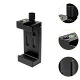 Maxbell Phone Stand for Tripod Hot Shoe Light Mount Clip for Office Living Room Home Black