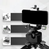 Maxbell Phone Stand for Tripod Hot Shoe Light Mount Clip for Office Living Room Home Gray