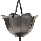 Maxbell Lotus Rain Chain for Gutters Rainwater Catcher Chain for Garden Outdoor Yard Tin Color