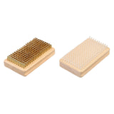 Maxbell Snowboard Waxing Brush Trip Maintenance Tool for Wax Removal Cleaning Adults Copper