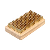 Maxbell Snowboard Waxing Brush Trip Maintenance Tool for Wax Removal Cleaning Adults Copper
