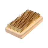 Maxbell Snowboard Waxing Brush Trip Maintenance Tool for Wax Removal Cleaning Adults Copper