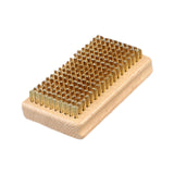 Maxbell Snowboard Waxing Brush Trip Maintenance Tool for Wax Removal Cleaning Adults Copper
