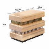 Maxbell Snowboard Waxing Brush Trip Maintenance Tool for Wax Removal Cleaning Adults Copper