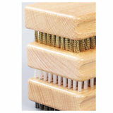 Maxbell Snowboard Waxing Brush Trip Maintenance Tool for Wax Removal Cleaning Adults Copper