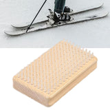 Maxbell Snowboard Waxing Brush Trip Maintenance Tool for Wax Removal Cleaning Adults Nylon