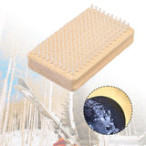 Maxbell Snowboard Waxing Brush Trip Maintenance Tool for Wax Removal Cleaning Adults Nylon