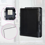 Maxbell Outdoor Electrical Box Sturdy Circuit Breaker Protection for Garden Workshop 17.9cmx10cmx25.3cm