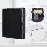 Maxbell Outdoor Electrical Box Sturdy Circuit Breaker Protection for Garden Workshop 22.9cmx8.5cmx32.8cm