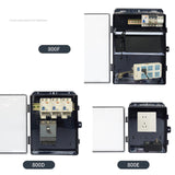 Maxbell Outdoor Electrical Box Sturdy Circuit Breaker Protection for Garden Workshop 30cmx12cmx44.5cm
