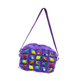 Maxbell Inflatable Beach Bag Portable Washable Beach Pouch with Strap for Beach Trip