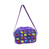Maxbell Inflatable Beach Bag Portable Washable Beach Pouch with Strap for Beach Trip