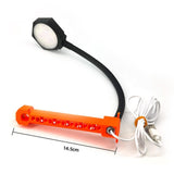 Maxbell Fly Tying Tool Fishing Tool Professional Compact Metal Equipment Gear Orange