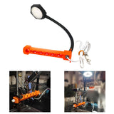 Maxbell Fly Tying Tool Fishing Tool Professional Compact Metal Equipment Gear Orange