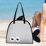 Maxbell Shower Tote Bag Sturdy Summer Beach Travel Bag for Summer Essentials College Black