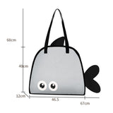 Maxbell Shower Tote Bag Sturdy Summer Beach Travel Bag for Summer Essentials College Black