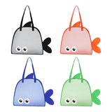 Maxbell Shower Tote Bag Sturdy Summer Beach Travel Bag for Summer Essentials College Black