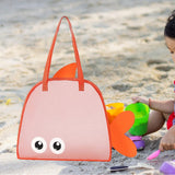 Maxbell Shower Tote Bag Sturdy Summer Beach Travel Bag for Summer Essentials College Orange