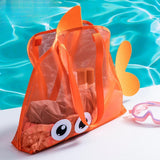 Maxbell Shower Tote Bag Sturdy Summer Beach Travel Bag for Summer Essentials College Orange