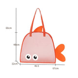 Maxbell Shower Tote Bag Sturdy Summer Beach Travel Bag for Summer Essentials College Orange