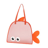 Maxbell Shower Tote Bag Sturdy Summer Beach Travel Bag for Summer Essentials College Orange