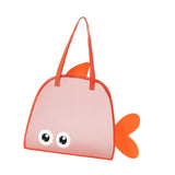 Maxbell Shower Tote Bag Sturdy Summer Beach Travel Bag for Summer Essentials College Orange