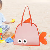 Maxbell Shower Tote Bag Sturdy Summer Beach Travel Bag for Summer Essentials College Orange