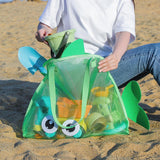 Maxbell Shower Tote Bag Sturdy Summer Beach Travel Bag for Summer Essentials College Green