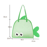 Maxbell Shower Tote Bag Sturdy Summer Beach Travel Bag for Summer Essentials College Green