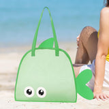 Maxbell Shower Tote Bag Sturdy Summer Beach Travel Bag for Summer Essentials College Green