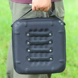 Maxbell Seasoning Bottle Storage Bag Cooking Utensil Holder for Picnic Camping Beach Black