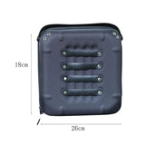 Maxbell Seasoning Bottle Storage Bag Cooking Utensil Holder for Picnic Camping Beach Black