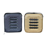 Maxbell Seasoning Bottle Storage Bag Cooking Utensil Holder for Picnic Camping Beach Black