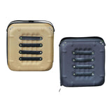 Maxbell Seasoning Bottle Storage Bag Cooking Utensil Holder for Picnic Camping Beach Black