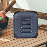 Maxbell Seasoning Bottle Storage Bag Cooking Utensil Holder for Picnic Camping Beach Black