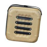 Maxbell Seasoning Bottle Storage Bag Cooking Utensil Holder for Picnic Camping Beach Khaki
