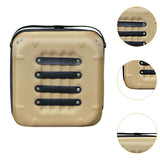 Maxbell Seasoning Bottle Storage Bag Cooking Utensil Holder for Picnic Camping Beach Khaki