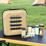 Maxbell Cooking Utensil Holder Picnic Seasoning Storage Bag for Outdoor Beach