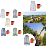 Maxbell Bug Bee Face Mesh Cover with Carry Bag Soft for Travel Walking Hiking Gray S