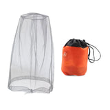 Maxbell Bug Bee Face Mesh Cover with Carry Bag Soft for Travel Walking Hiking Gray S
